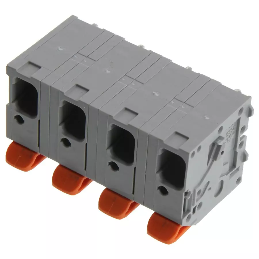 Wago TERMINAL BLOCK, WTB, 9POS, 24-8AWG, 2606-3359