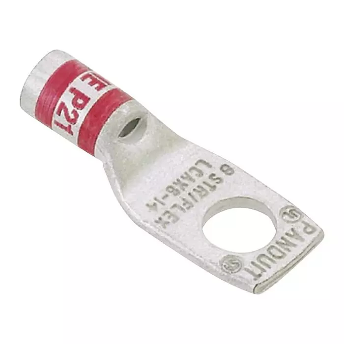 PANDUIT Lug Terminals TERMINAL, COMPRESSION LUG, M6, 4AWG, LCAX4-14-L. image 1