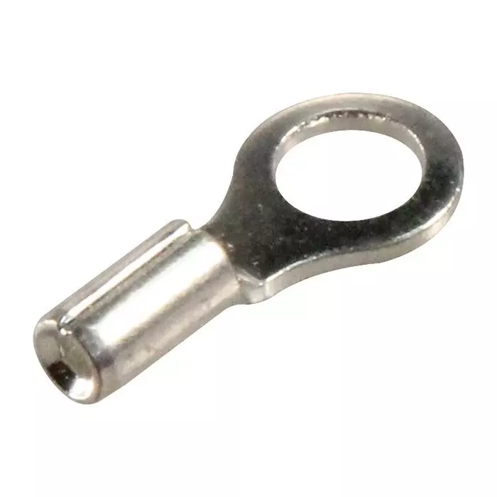 PANDUIT Ring Crimp Terminals TERMINAL, RING TONGUE, 16AWG, UNINSUL, P18-10R-C (Pack of 5)