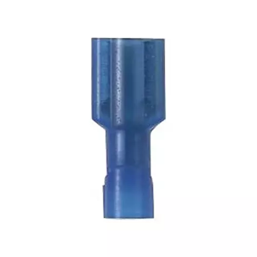 PANDUIT Quick Disconnect Crimp Terminals FEMALE DISCONNECT, 4.8MM, 16-14AWG, BLUE, DNF14-188FIB-M (Pack of 5)
