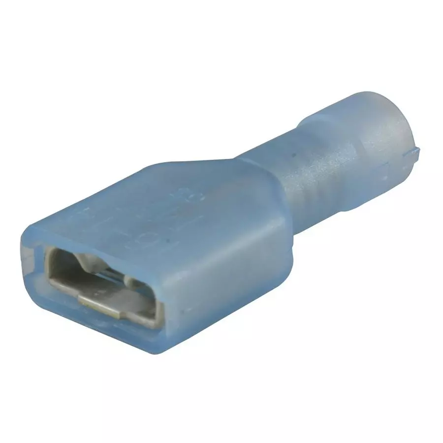 MOLEX Quick Disconnect Crimp Terminals FEMALE DISCONNECT, 6.35MM, 16-14AWG, BLU 19003-0041 (Pack of 5)