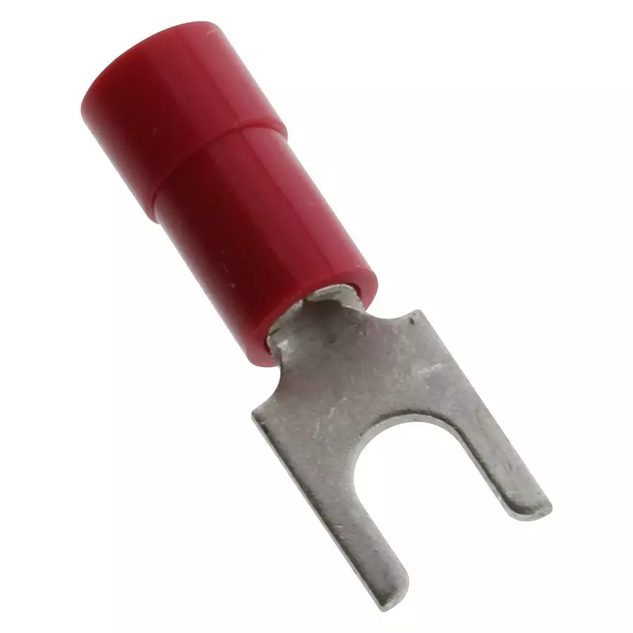 MOLEX Spade Crimp Terminals TERMINAL, FORK TONGUE, #6, 22-18AWG 19131-0031 (Pack of 10)