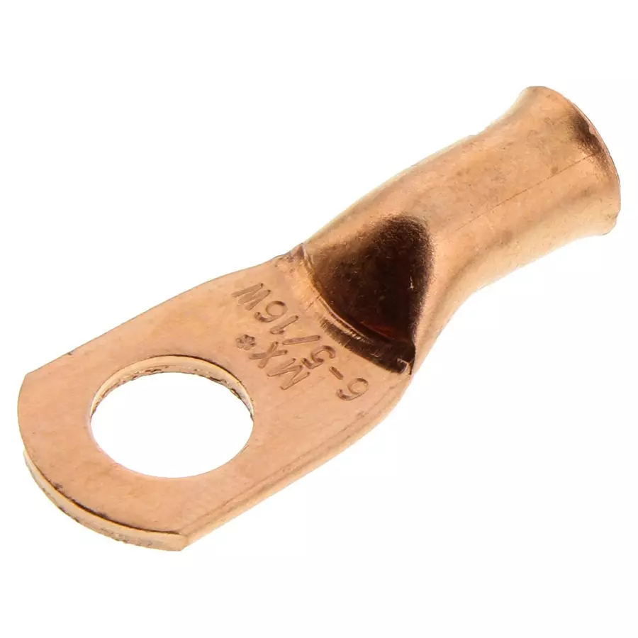MOLEX Lug Terminals TERMINAL, COMPRESSION LUG, M6, 6AWG 19221-0406 (Pack of 5)