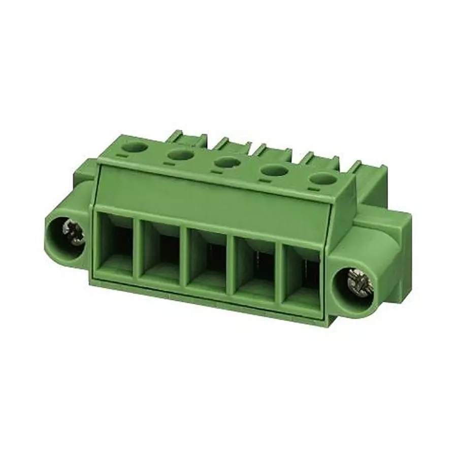 Phoenix Contact Pluggable Terminal Blocks TERMINAL BLOCK, PLUGGABLE, 3POS, 10AWG, PC 4/ 3-STF-7,62