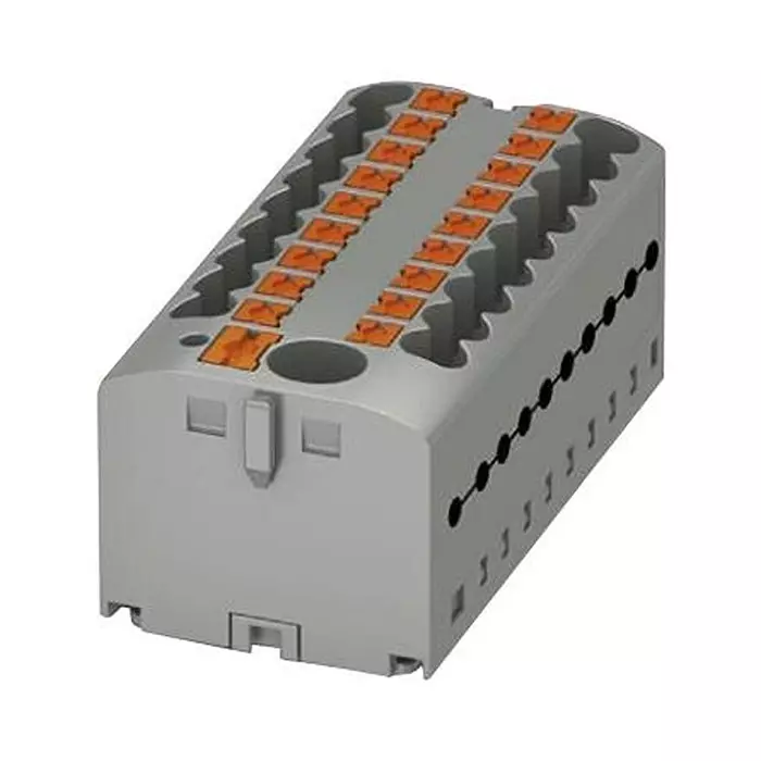 Phoenix Contact Power Distribution Blocks TB, POWER DISTRIBUTION, 19POLE, 12 AWG, 3273374