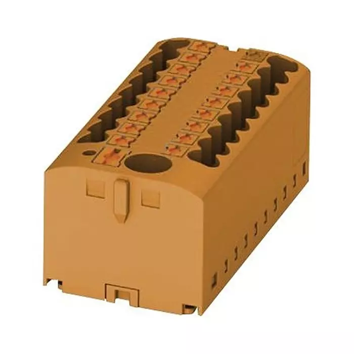Phoenix Contact Power Distribution Blocks TB, POWER DISTRIBUTION, 19POLE, 12 AWG, 3273392