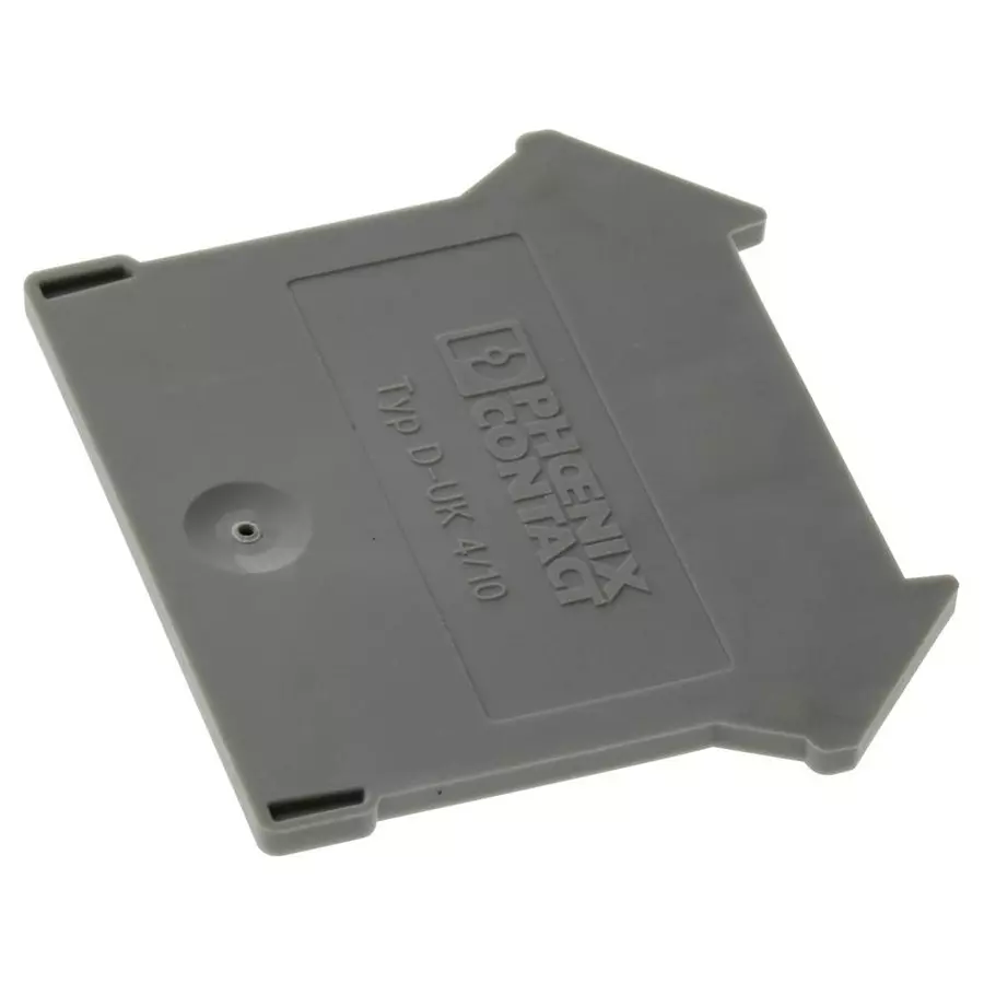 Phoenix Contact Terminal Block Accessories END COVER, D-UK4/10, 3003020