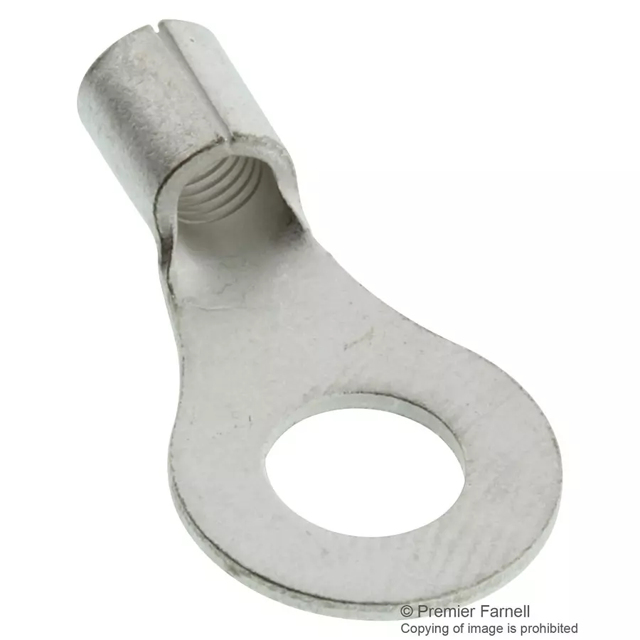 AMP - TE CONNECTIVITY TERMINAL, RING TONGUE, 1/4", 10AWG, 33458