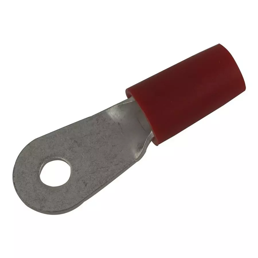 AMP - TE CONNECTIVITY TERMINAL, RING TONGUE, #8, CRIMP, RED, 53041.