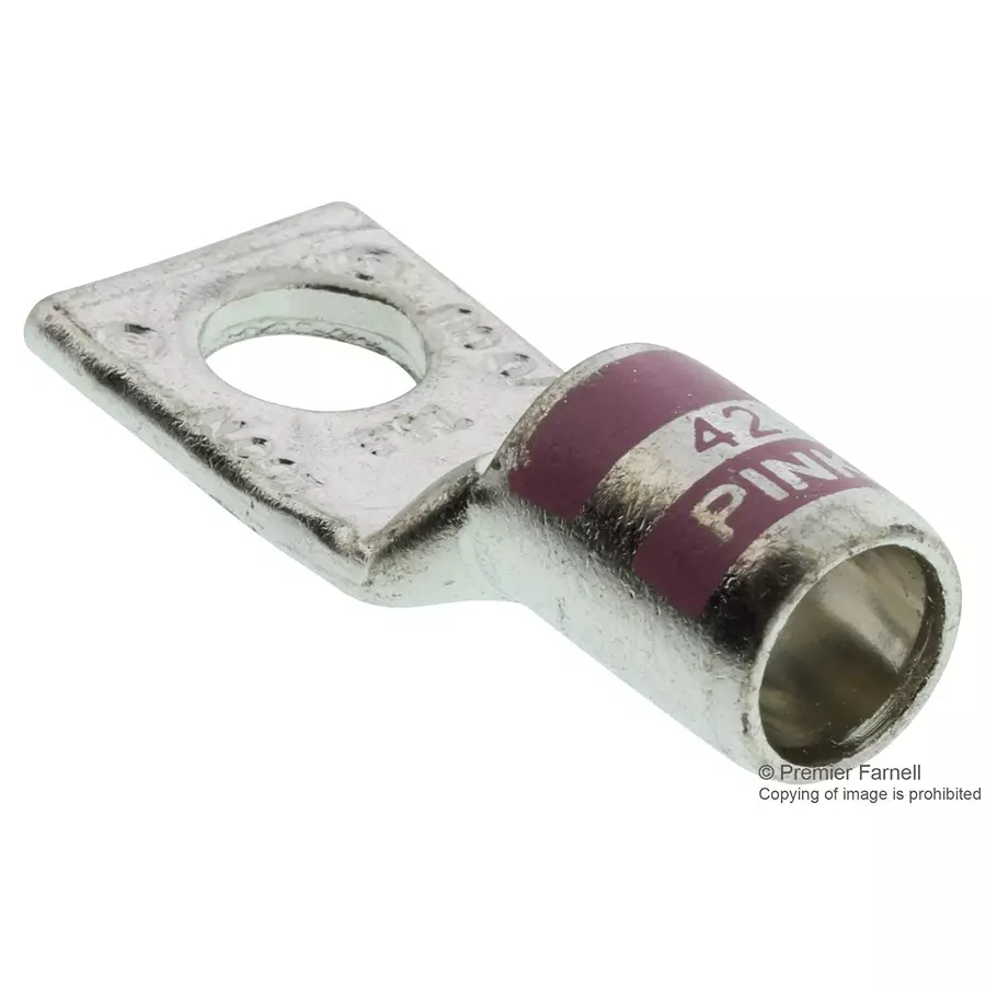 ABB - THOMAS & BETTS TERMINAL, COMPRESSION LUG, 3/8IN, CRIMP, 54109 (Pack of 10)