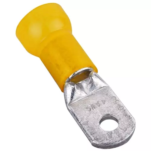 ABB - THOMAS & BETTS TERMINAL, RING TONGUE, #10, CRIMP YELLOW, RF4-10