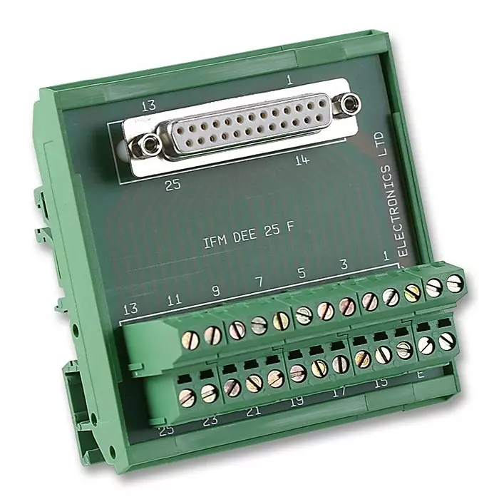 M JAY Tb, Interface, D Sub 25P Recpt, Tb 26P, IFM DEE 25 F