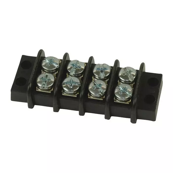 BUCHANAN - TE CONNECTIVITY TERMINAL BLOCK, BARRIER, 4POS, 12AWG, 1546307-4
