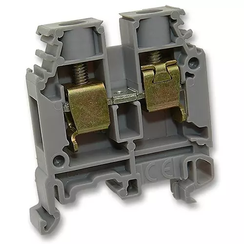 ENTRELEC - TE CONNECTIVITY TERMINAL BLOCK, DIN RAIL, 2POS, 4AWG, 011512017
