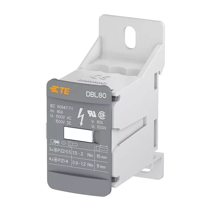ENTRELEC - TE CONNECTIVITY TB, POWER DISTRIBUTION, 1POLE, 4AWG, 1SNL308010R0000