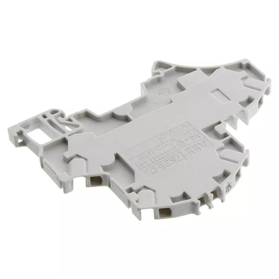 ENTRELEC - TE CONNECTIVITY TERMINAL BLOCK, DINRAIL, 4POS, 12AWG, 1SNK705213R0000.