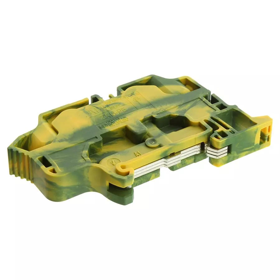 ENTRELEC - TE CONNECTIVITY TERMINAL BLOCK, DINRAIL, 2POS, 4AWG, 1SNK712150R0000.