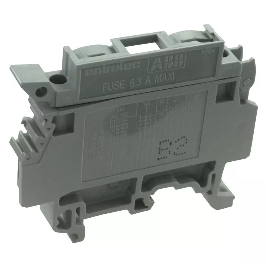 ENTRELEC - TE CONNECTIVITY TERMINAL BLOCK, FUSED, 2POS, 12AWG, 011565725
