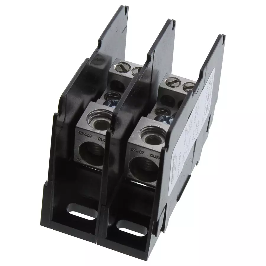 MARATHON SPECIAL PRODUCTS POWER DISTRIBUTION BLOCK, 2 POSITION, 14-2/0AWG / 14-4AWG, 1322570