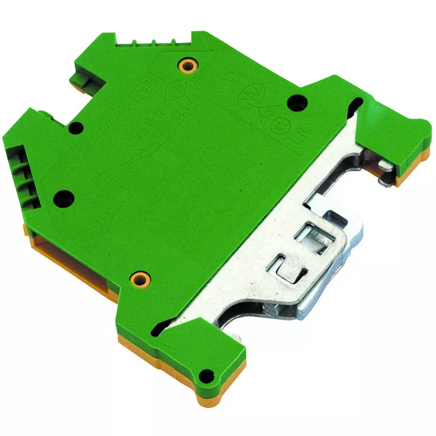 WIELAND ELECTRIC Terminal Block, Din Rail, 2 Position, 22-10Awg, 57.504.9055.0