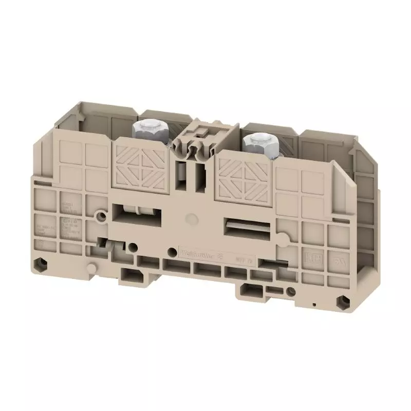 Weidmuller Feed Through Terminal Block Threaded Stud Connection and 70 mm² Cross Section, WFF 70