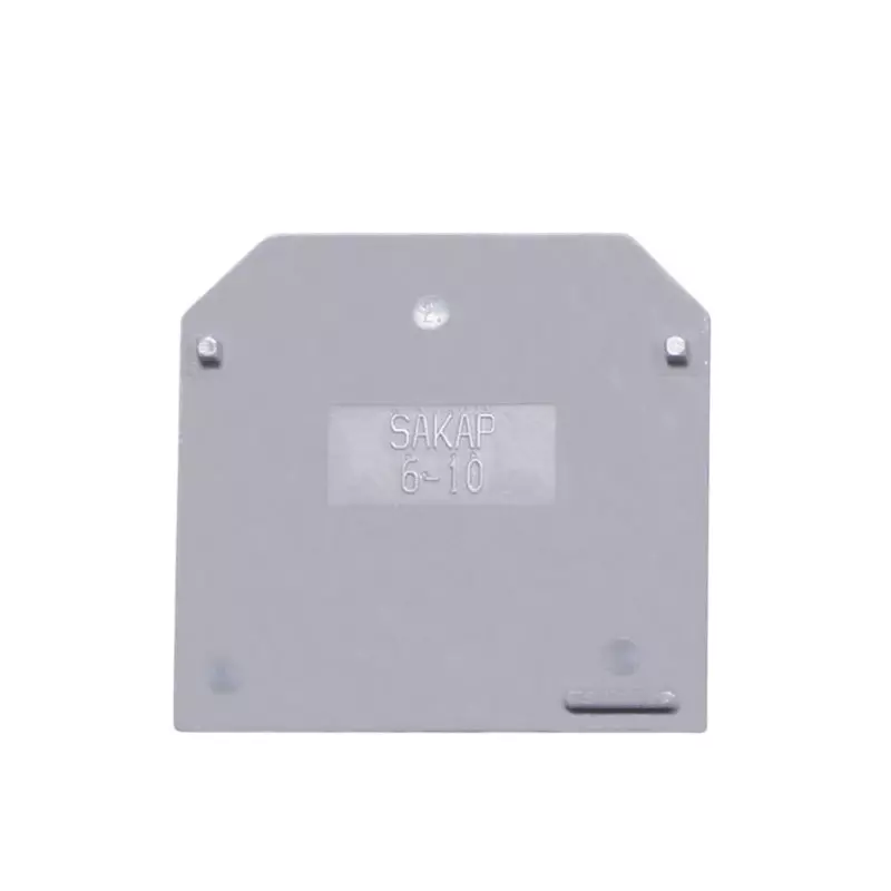 Weidmuller End and Partition Plate Grey Color Polyamide 66 Body, SAKAP 6-10