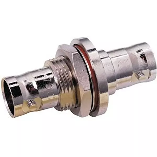 AMPHENOL RF Bulkhead Adapter, Bnc Jack-Bnc Jack, 031-70020