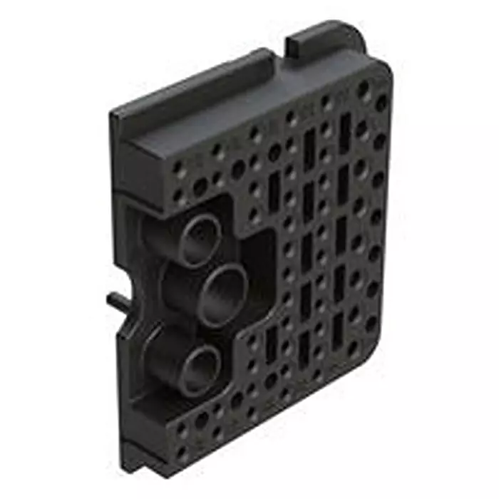 AMPHENOL SINE/TUCHEL Wedgelock, Left, 51 Pos, Black, Awb-51Sbl