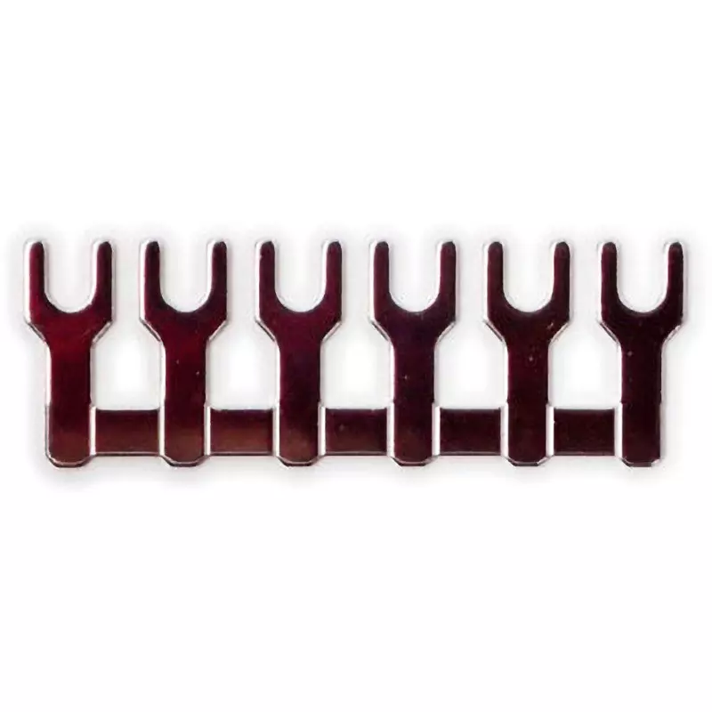 IDEC Barrier Strip Terminal Block Fork Type for BN15LW, BNH15LW, BN15LWT, BNH15LWT, BND15LW, BNDH15LW, BNJ46FPN10 (Set of 10 Pcs)