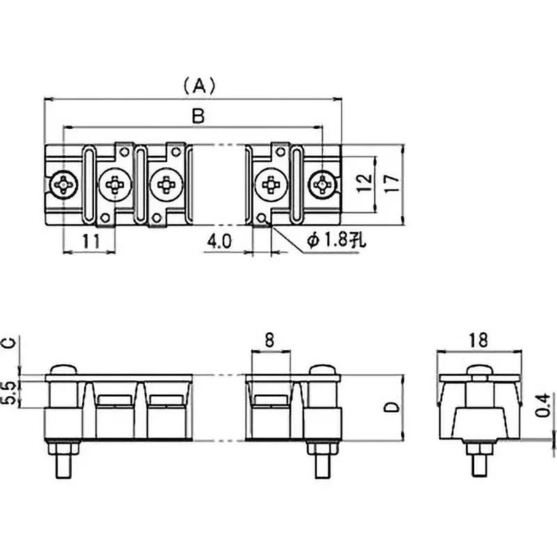 sato-parts-terminal-block-single-row-type-for-relay-ml-2015-with-cover-and-mounting-parts-ml-2015-c-4p