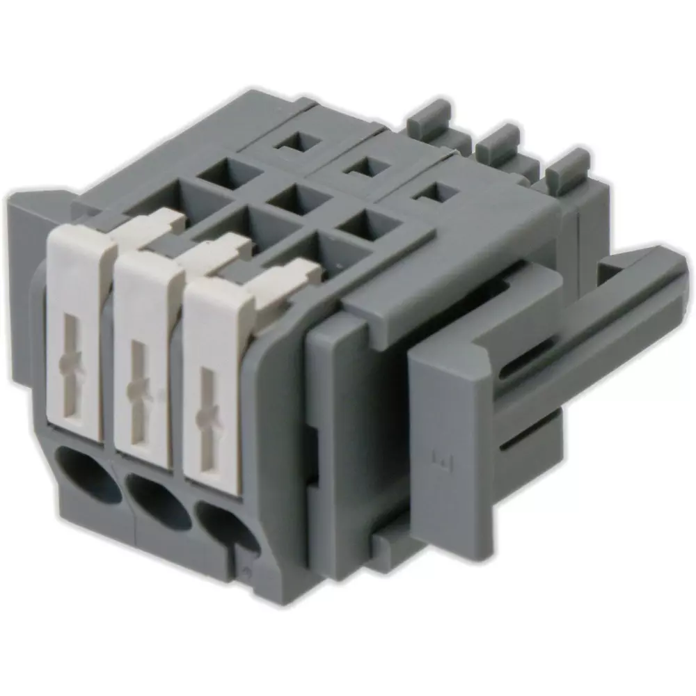 Sato Parts Screwless Terminal Block 658 SL-4000-AP 3 Pole 100 mΩ or More (DC500V), SL-4000-AP-3PGY