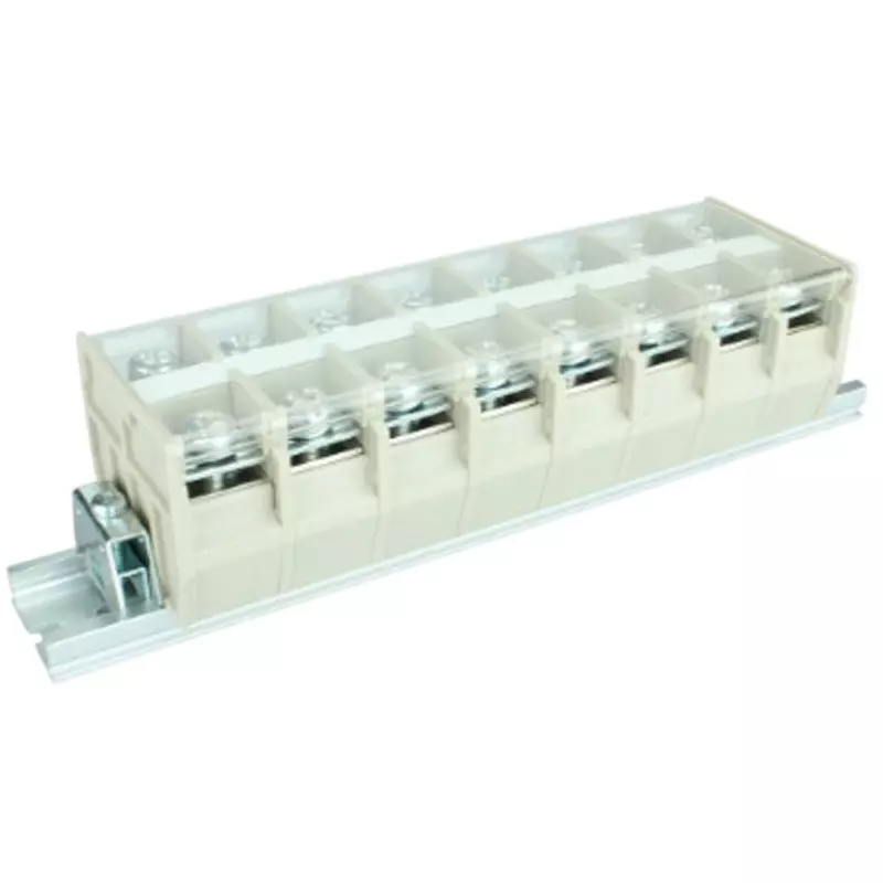 Toyo Giken Assembly Terminal Block Screw Up 1 Stage 19 mm Spacing C Type 20 mm Rail 3 Pole, ATL-60G-3P