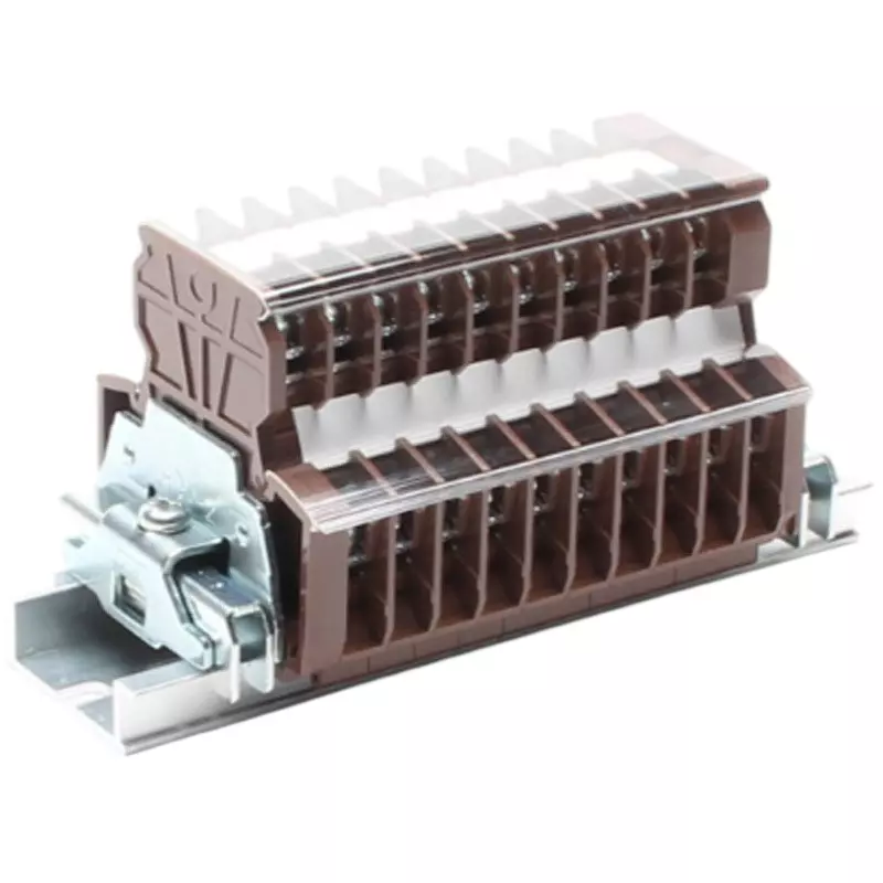 Toyo Giken Assembly Terminal Block Screw Up 7 mm Spacing DIN35 mm M3 Screw, PUWL-10AGA-131U