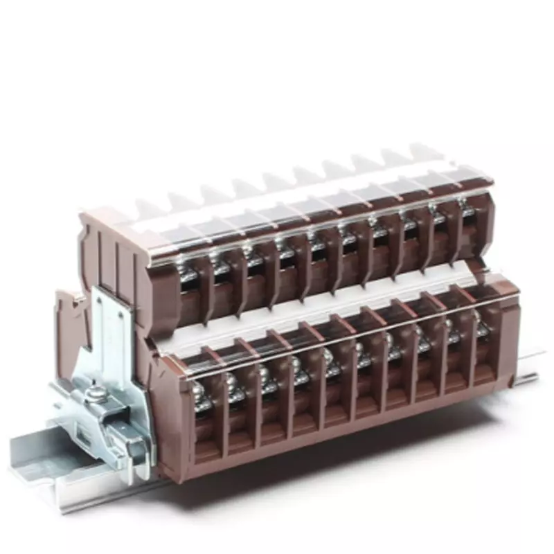 Toyo Giken Assembly Terminal Block Screw Up 11 mm Spacing DIN35 mm M4 Screw, PUWL-40AGA-19U