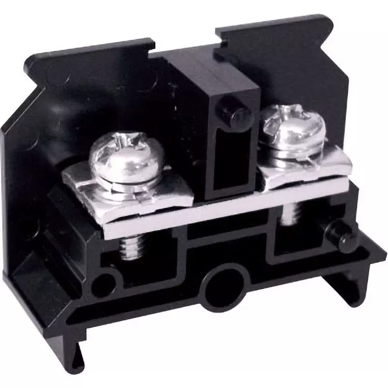 Toyo Giken DIN Rail Compatible Terminal Block Intermediate Plate (PT Series) 1000 V Insulation resin (UL94V-0) Black 19x48.5x64 mm, PT-90