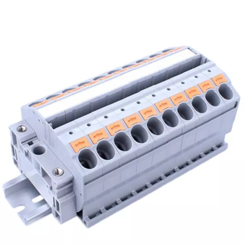Toyo Giken Assembly Terminal Block 1000 V Spring Lock 1 Stage, VTXL-16/2-71P