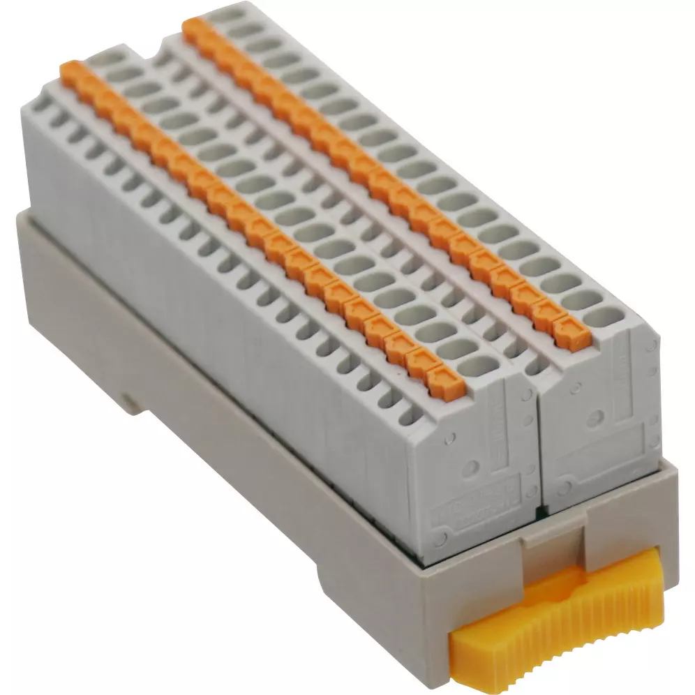 Toyo Giken Common Terminal Block PCXV-COM Series 125 V AC/DC 10 A Over 100 mΩ, PCXV-COM40P