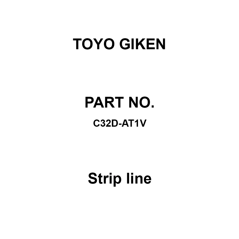 Toyo Giken Strip Line 32 Points Per Common OFF / 0.1mA Leakage Current, C32D-AT1V