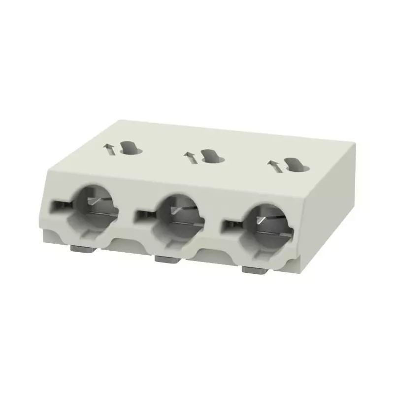 MULTICOMP PRO Wire-to-Board Terminal Block 3 Ways 6 mm Pitch Spacing, MP008521