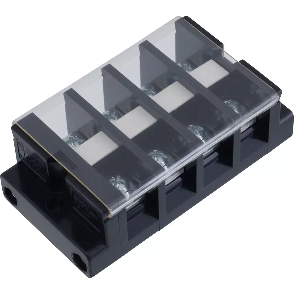 PATLITE Screw Terminal Block 600 V Insulation Voltage 14 mm² Compatible Cable, TC60C04