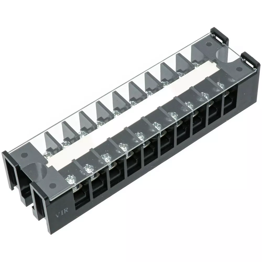 Kimura Electric Terminal Block 10 Pole for Up to 2 mm² Compatible Cable, TS-615 10P