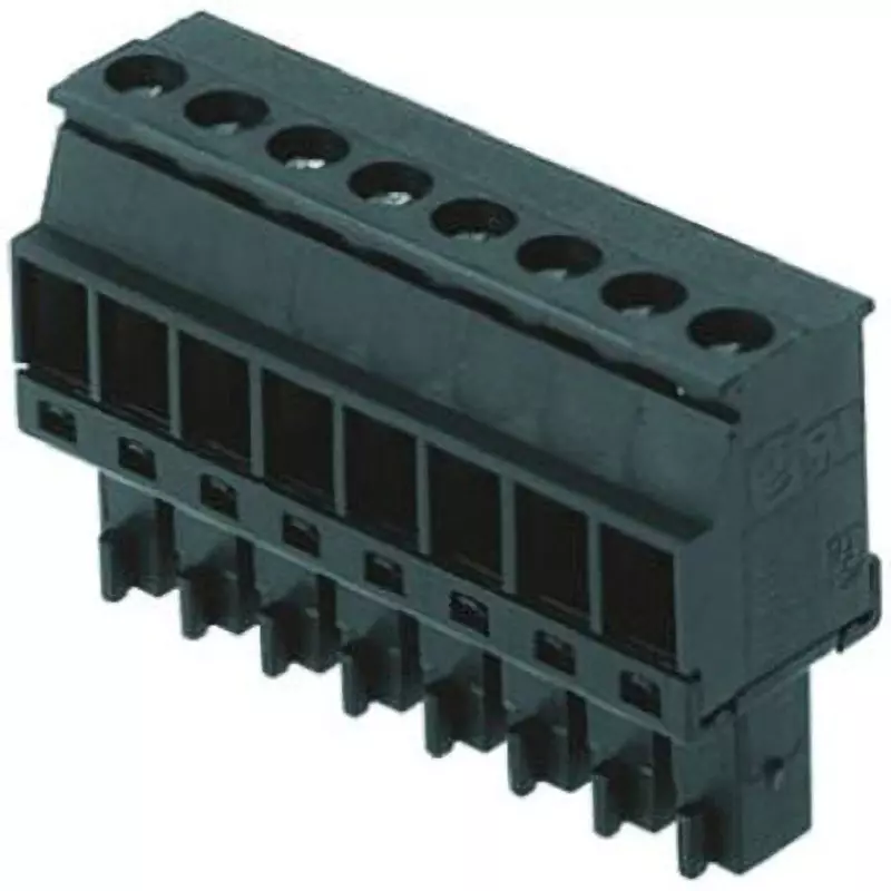 Weidmuller Terminal Block 17.5 Amp Rated Current 320 V Rated Voltage, BCZ 3.81/03/90 SN BK -1798120000 (Pack of 5)