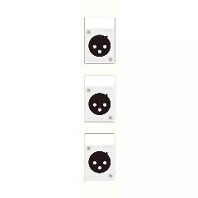 Canare Electric Terminal Board Plate XLR White, CSW-TP3-3X2T-W