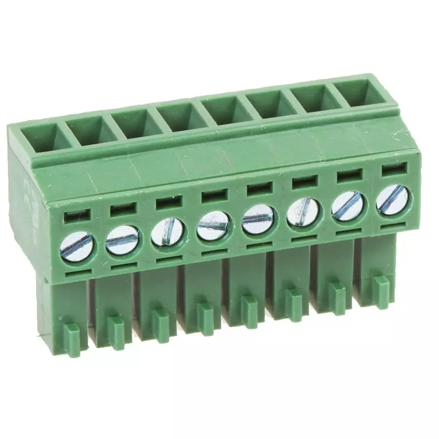 MULTICOMP PRO Pluggable Terminal Blocks TERMINAL BLOCK, PLUGGABLE, 8POS, 16AWG, MC000061
