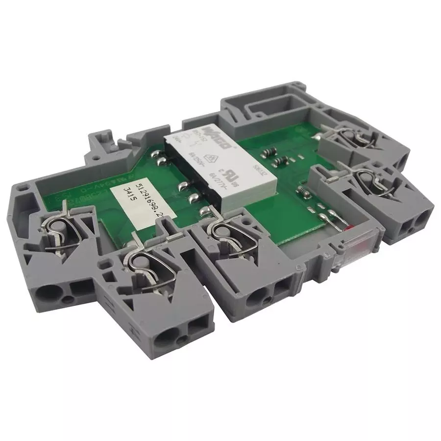 Wago TERMINAL BLOCK, DIN, RELAY, 28-14 AWG, 859-304