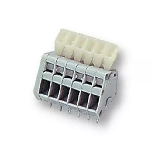 Wago TERMINAL BLOCK, WIRE TO BRD, 4POS, 20AWG, 233-204