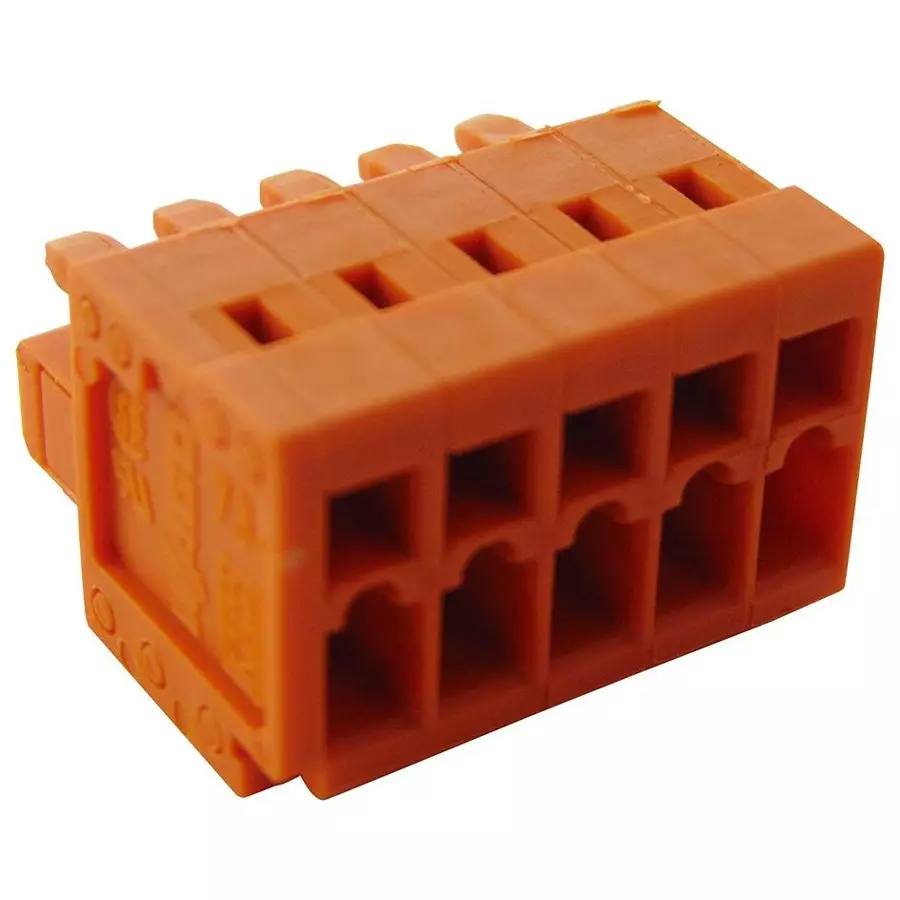 Wago TERMINAL BLOCK, PLUGGABLE, 5POS, 14AWG, 734-205