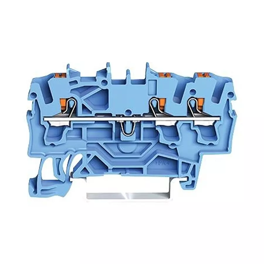 Wago TERMINAL BLOCK, DINRAIL, 3WAYS, 12AWG, 2202-1304