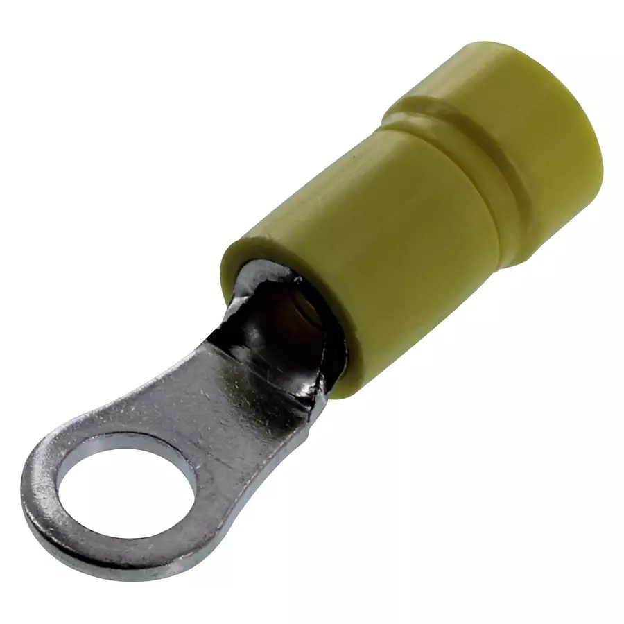 PANDUIT Ring Crimp Terminals TERMINAL, RING TONGUE, M5, 10AWG, YELLOW, PV10-10R-L