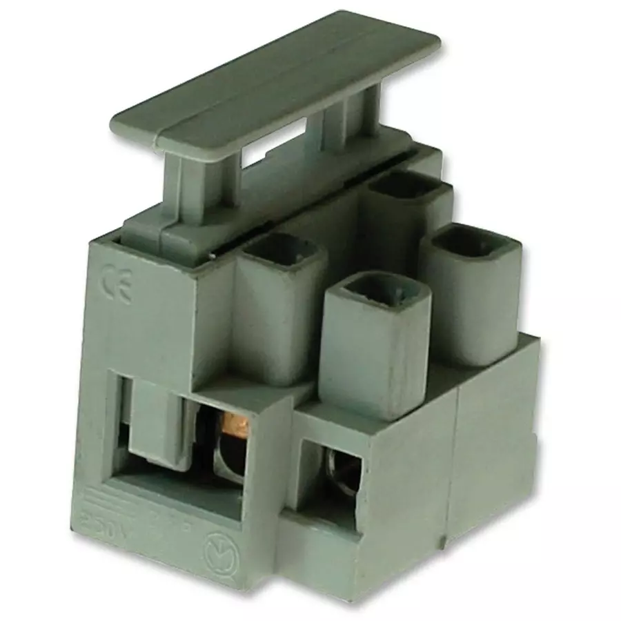 CAMDENBOSS Terminal Block, Fused, 2Pos, CFTBN/2WP